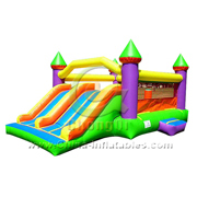 inflatable castle with slide